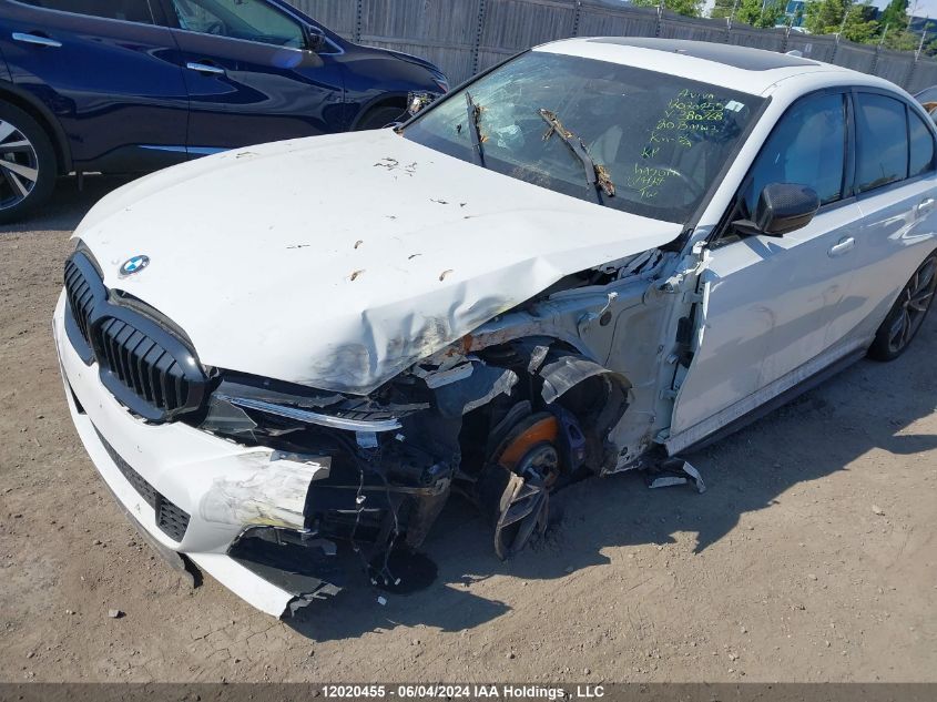 2020 BMW 3 Series VIN: WBA5U9C00LA380768 Lot: 12020455