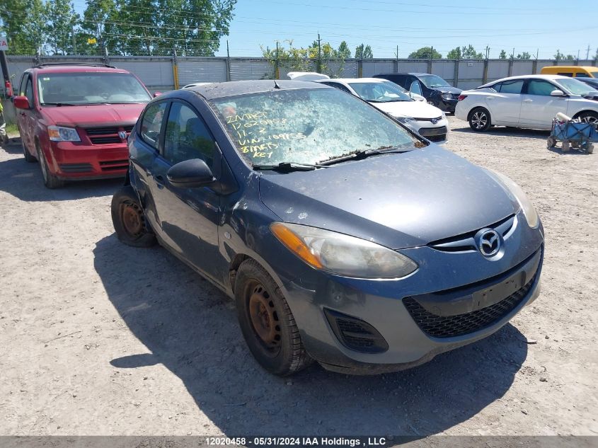 2011 Mazda Mazda2 VIN: JM1DE1HY5B0109155 Lot: 12020458