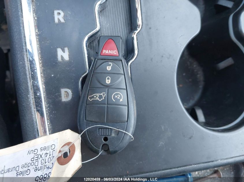 2013 Dodge Durango VIN: 1C4RDJDG0DC617833 Lot: 12020459