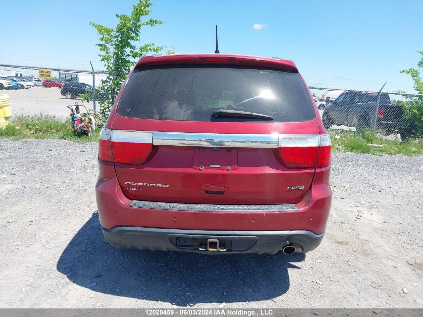 2013 Dodge Durango VIN: 1C4RDJDG0DC617833 Lot: 12020459