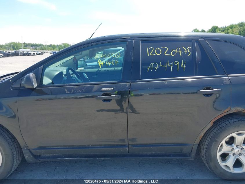 2012 Ford Edge VIN: 2FMDK3G91CBA74494 Lot: 12020475