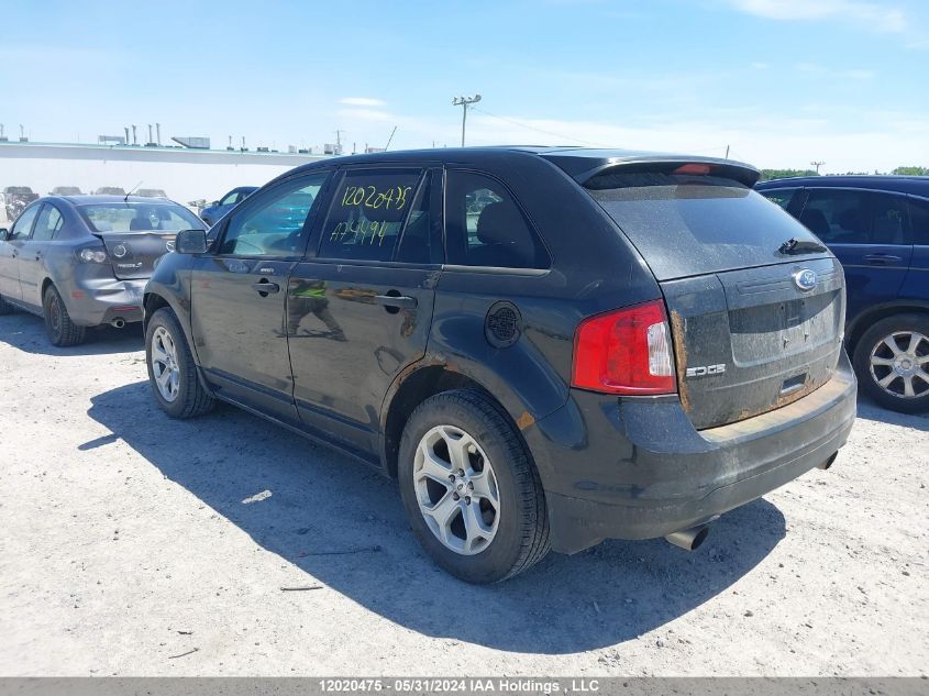 2012 Ford Edge VIN: 2FMDK3G91CBA74494 Lot: 12020475