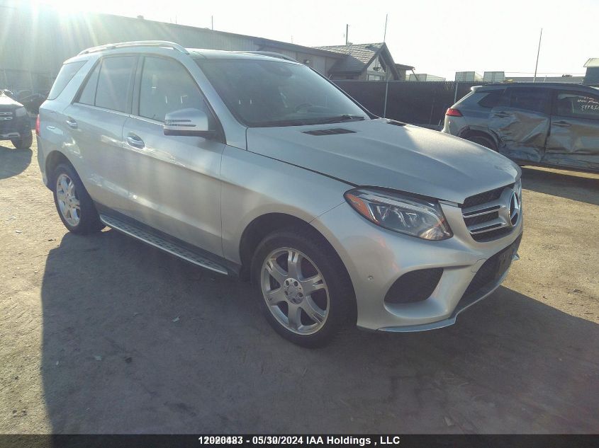 2016 Mercedes-Benz Gle VIN: 4JGDA2EBXGA789018 Lot: 12020483