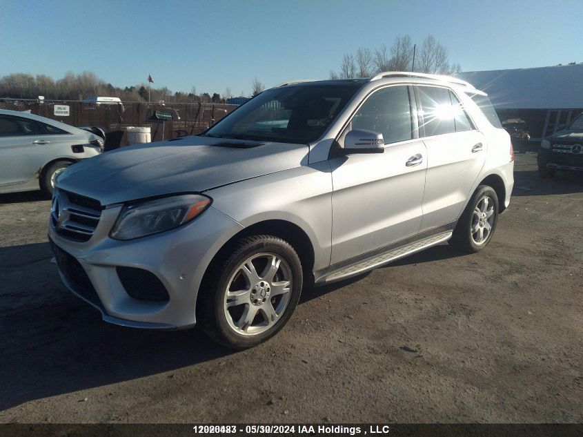 2016 Mercedes-Benz Gle VIN: 4JGDA2EBXGA789018 Lot: 12020483