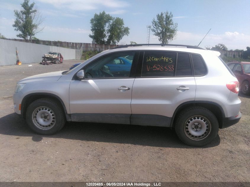 2010 Volkswagen Tiguan VIN: WVGBV7AX2AW528583 Lot: 12020485