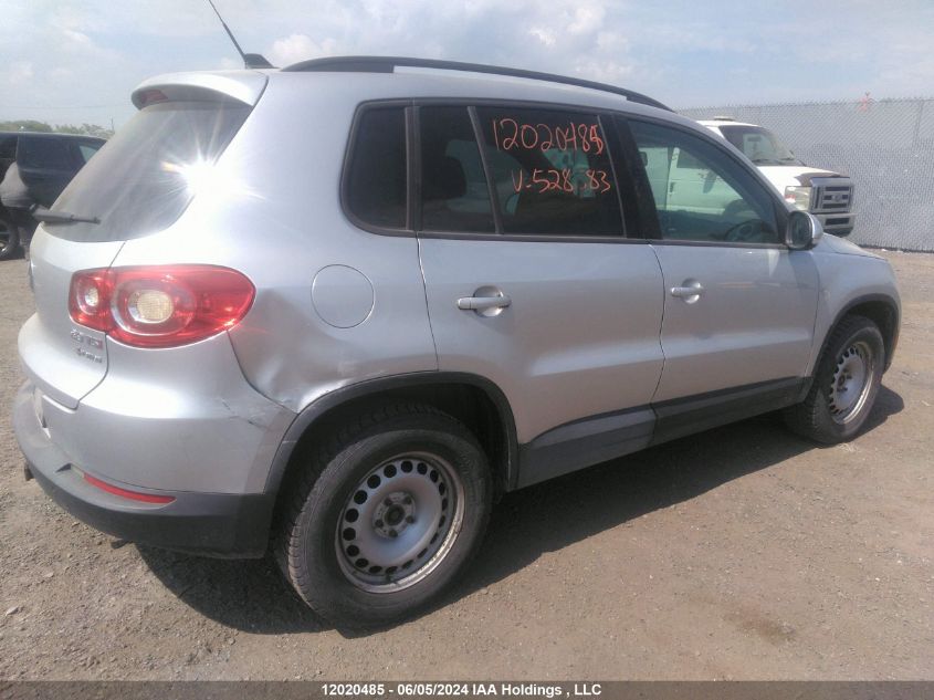 2010 Volkswagen Tiguan VIN: WVGBV7AX2AW528583 Lot: 12020485
