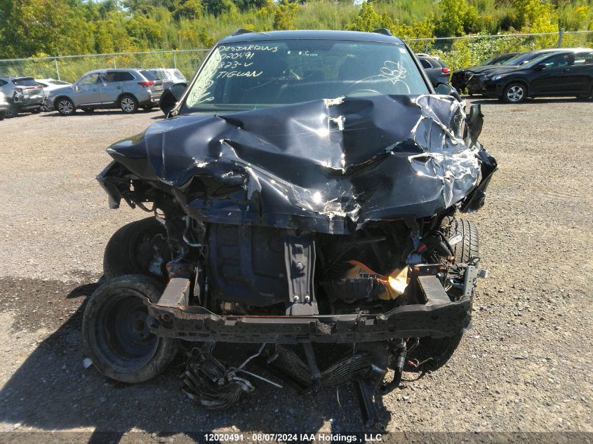 2018 Volkswagen Tiguan Se/Sel VIN: 3VV2B7AX1JM110823 Lot: 12020491