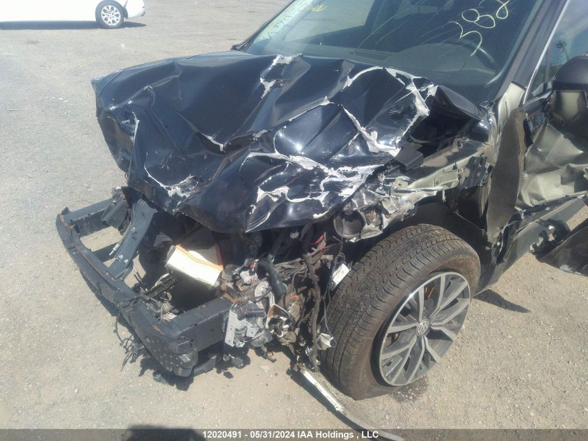 2018 Volkswagen Tiguan Se/Sel VIN: 3VV2B7AX1JM110823 Lot: 12020491