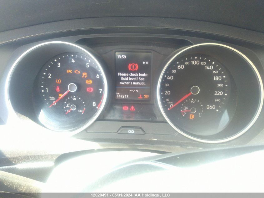 2018 Volkswagen Tiguan Se/Sel VIN: 3VV2B7AX1JM110823 Lot: 12020491