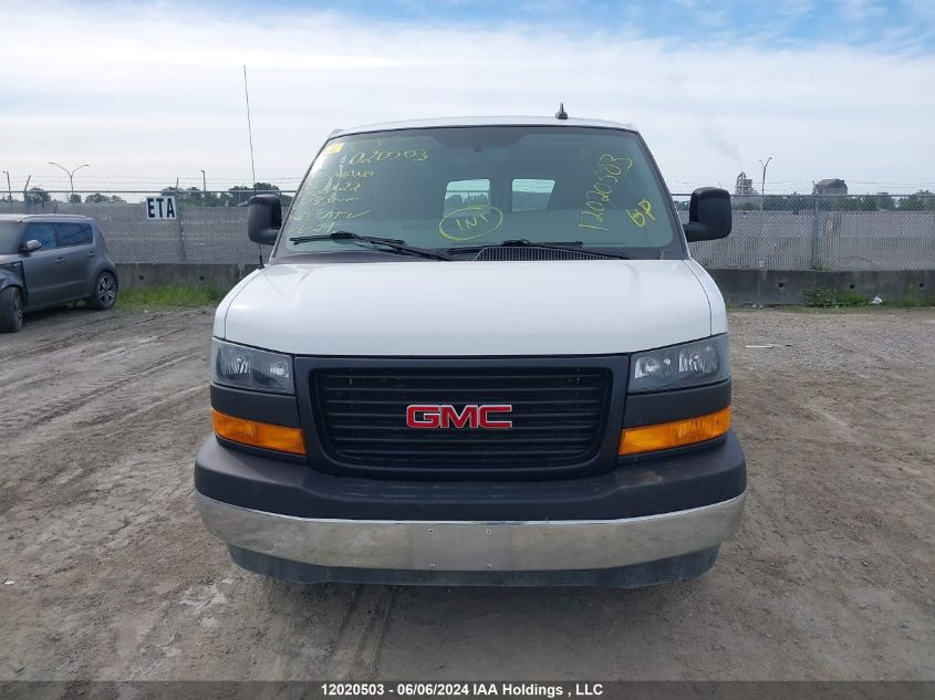 2021 GMC Savana Cargo Van VIN: 1GTW7BFP6M1220622 Lot: 12020503