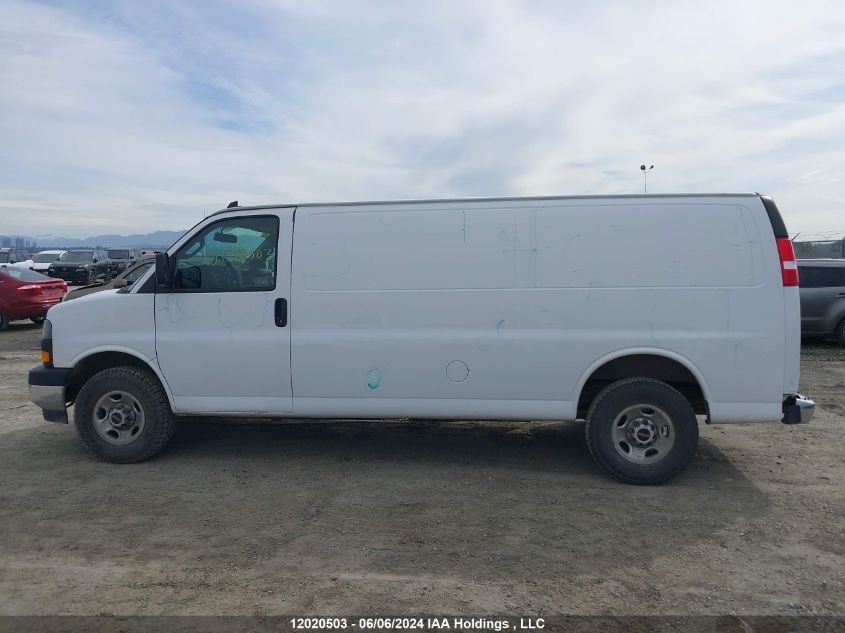 2021 GMC Savana Cargo Van VIN: 1GTW7BFP6M1220622 Lot: 12020503