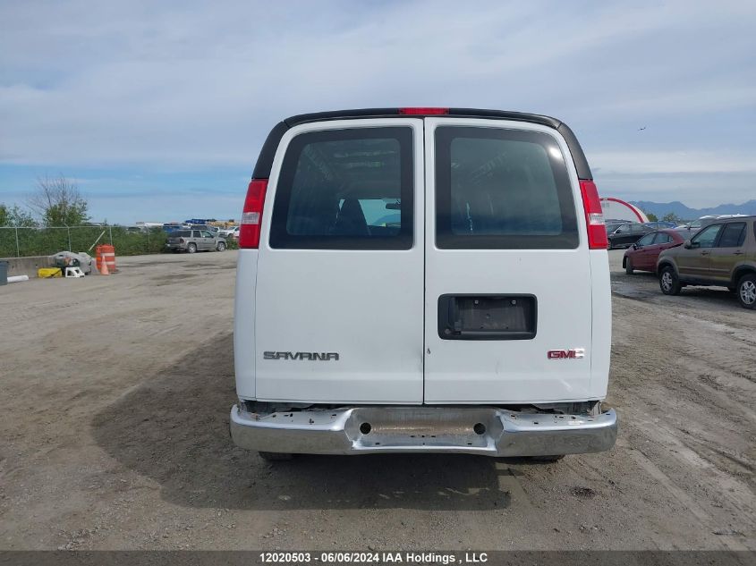 2021 GMC Savana Cargo Van VIN: 1GTW7BFP6M1220622 Lot: 12020503