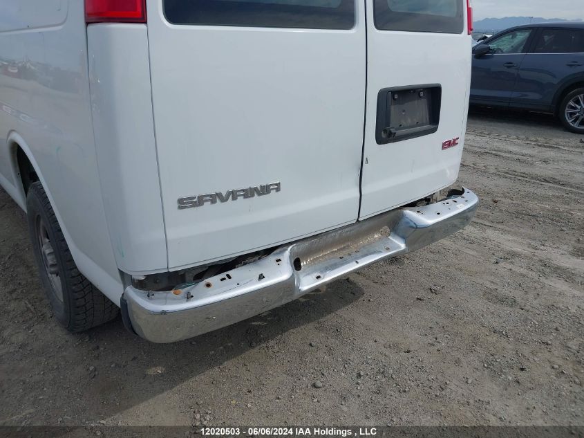 2021 GMC Savana Cargo Van VIN: 1GTW7BFP6M1220622 Lot: 12020503