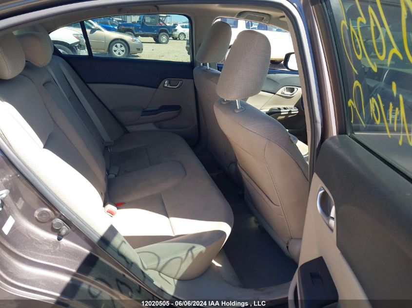 2012 Honda Civic Ex 4Dr VIN: 2HGFB2F53CH020196 Lot: 12020505