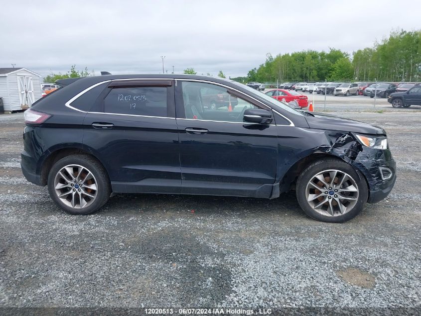 2017 Ford Edge Titanium VIN: 2FMPK4K81HBC00149 Lot: 12020513