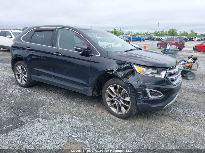 2017 Ford Edge Titanium VIN: 2FMPK4K81HBC00149 Lot: 12020513