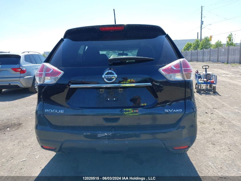 2016 Nissan Rogue VIN: 5N1AT2MV9GC816612 Lot: 12020515