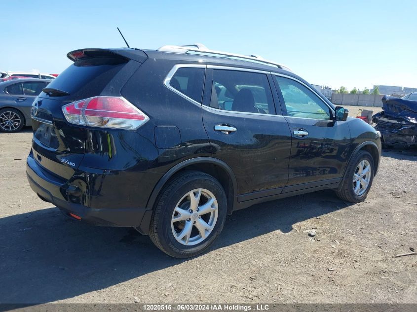 2016 Nissan Rogue VIN: 5N1AT2MV9GC816612 Lot: 12020515