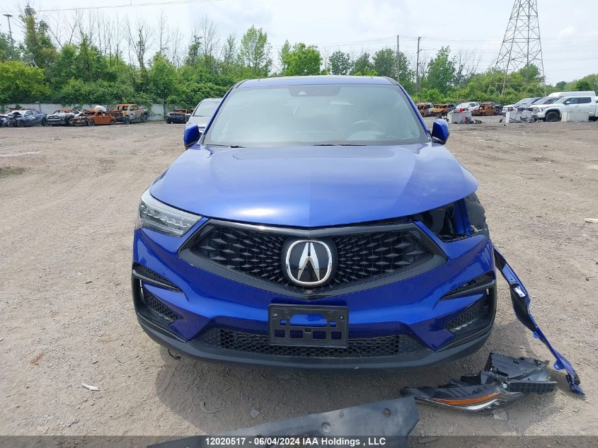 2021 Acura Rdx VIN: 5J8TC2H62ML807828 Lot: 12020517