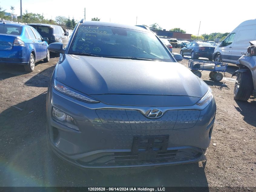 2021 Hyundai Kona Electric Preferred VIN: KM8K23AG7MU122073 Lot: 12020528