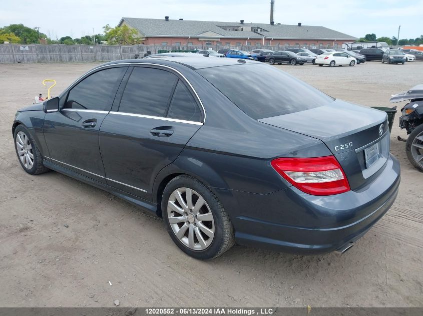 2010 Mercedes-Benz C-Class VIN: WDDGF8FB9AF431509 Lot: 12020552