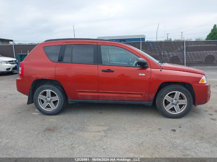 2008 Jeep Compass Sport/North VIN: 1J8FF47W78D702940 Lot: 12020561