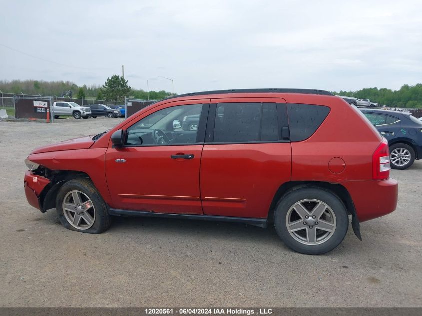 2008 Jeep Compass Sport/North VIN: 1J8FF47W78D702940 Lot: 12020561