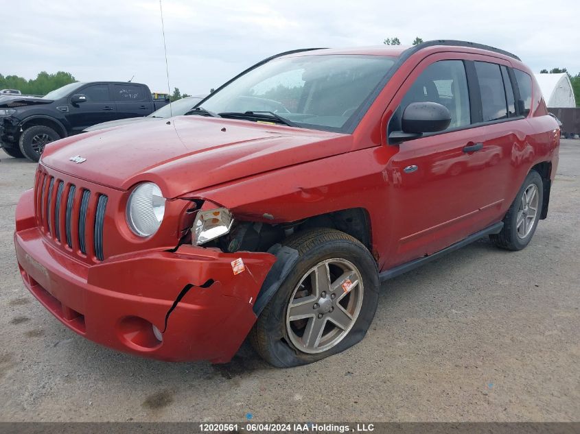 2008 Jeep Compass Sport/North VIN: 1J8FF47W78D702940 Lot: 12020561