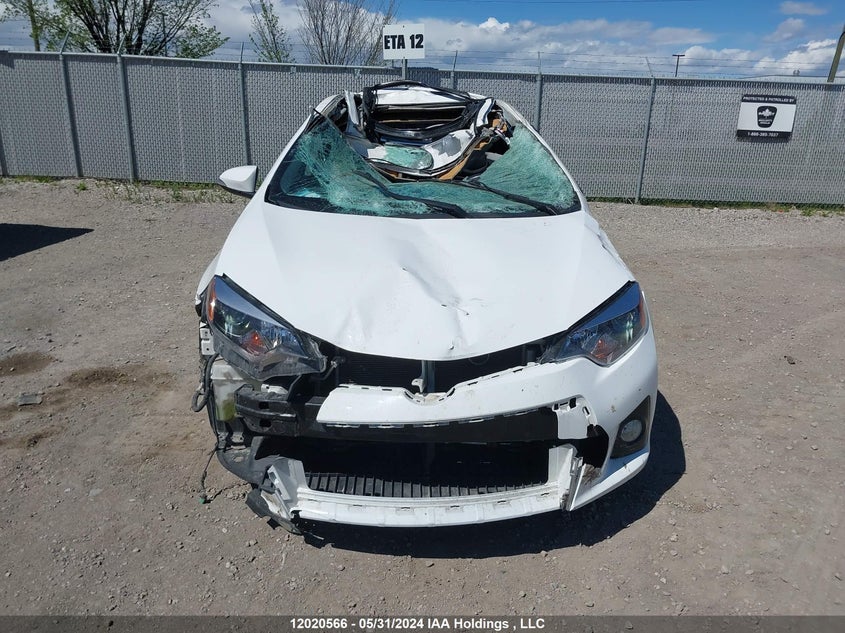 2016 Toyota Corolla L/Le/Le Pls/Prm/S/S Pls VIN: 2T1BURHE7GC594085 Lot: 12020566