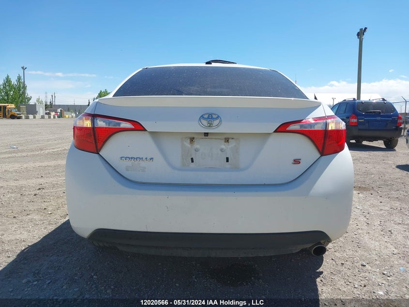 2016 Toyota Corolla L/Le/Le Pls/Prm/S/S Pls VIN: 2T1BURHE7GC594085 Lot: 12020566
