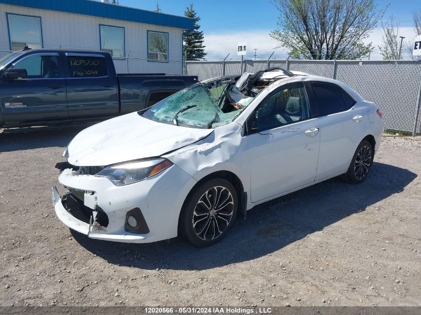 2016 Toyota Corolla L/Le/Le Pls/Prm/S/S Pls VIN: 2T1BURHE7GC594085 Lot: 12020566