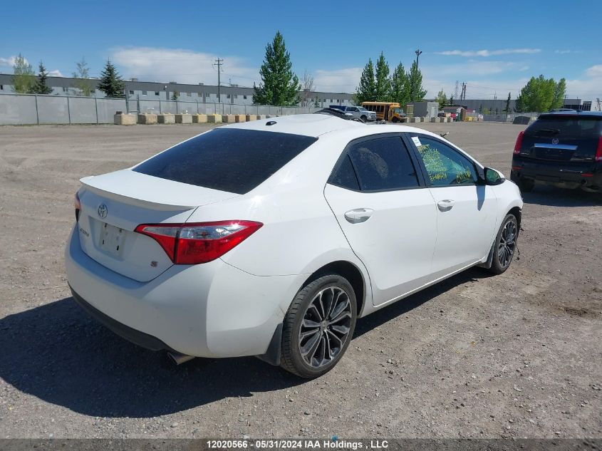 2016 Toyota Corolla L/Le/Le Pls/Prm/S/S Pls VIN: 2T1BURHE7GC594085 Lot: 12020566