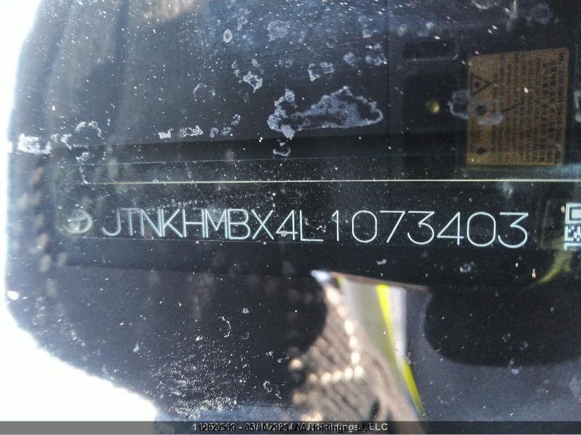 2020 Toyota C-Hr Xle Premium VIN: JTNKHMBX4L1073403 Lot: 12020580