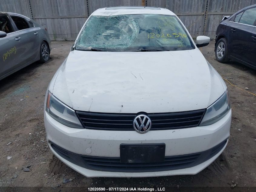 2014 Volkswagen Jetta Sedan VIN: 3VWDK7AJ1EM387915 Lot: 12020590