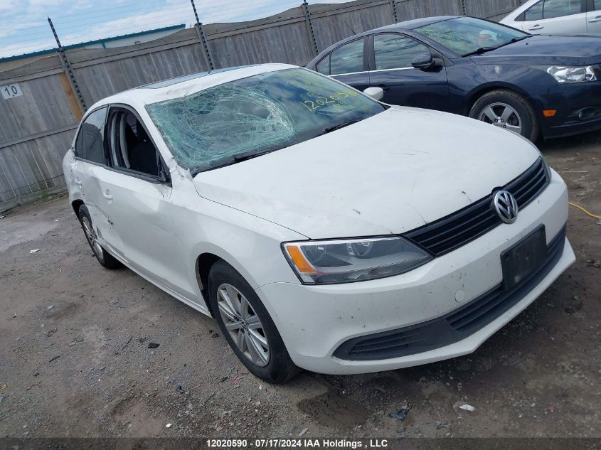 2014 Volkswagen Jetta Sedan VIN: 3VWDK7AJ1EM387915 Lot: 12020590