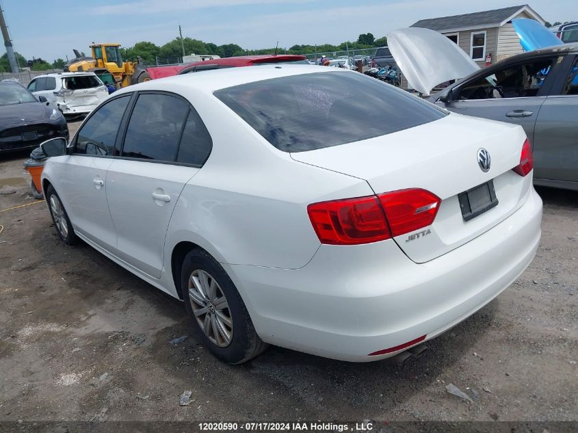 2014 Volkswagen Jetta Sedan VIN: 3VWDK7AJ1EM387915 Lot: 12020590