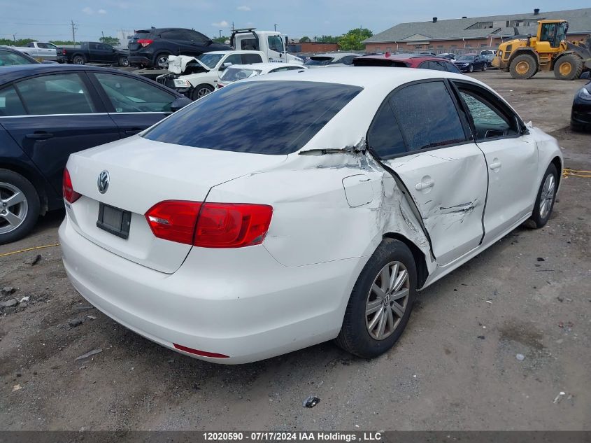 2014 Volkswagen Jetta Sedan VIN: 3VWDK7AJ1EM387915 Lot: 12020590