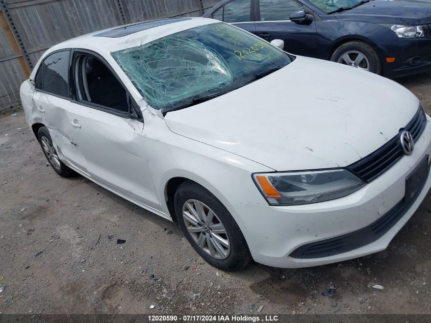 2014 Volkswagen Jetta Sedan VIN: 3VWDK7AJ1EM387915 Lot: 12020590