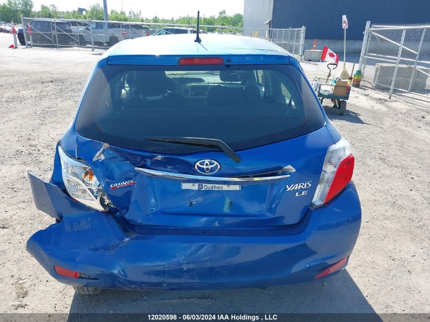 2013 Toyota Yaris Le VIN: JTDKTUD38DD555028 Lot: 12020598