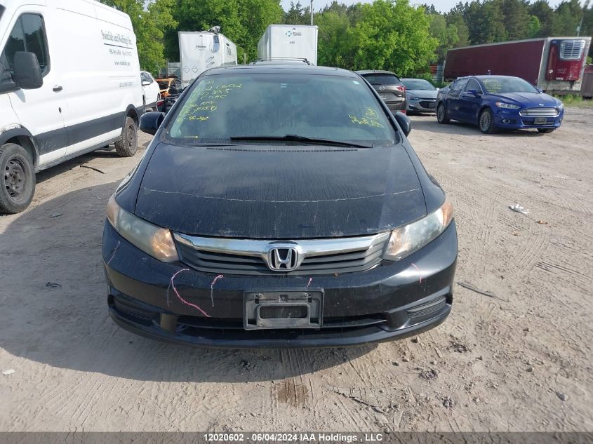 2012 Honda Civic Sdn VIN: 2HGFB2F93CH110855 Lot: 12020602