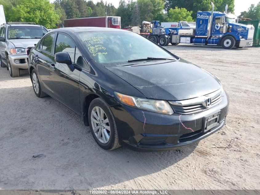 2012 Honda Civic Sdn VIN: 2HGFB2F93CH110855 Lot: 12020602