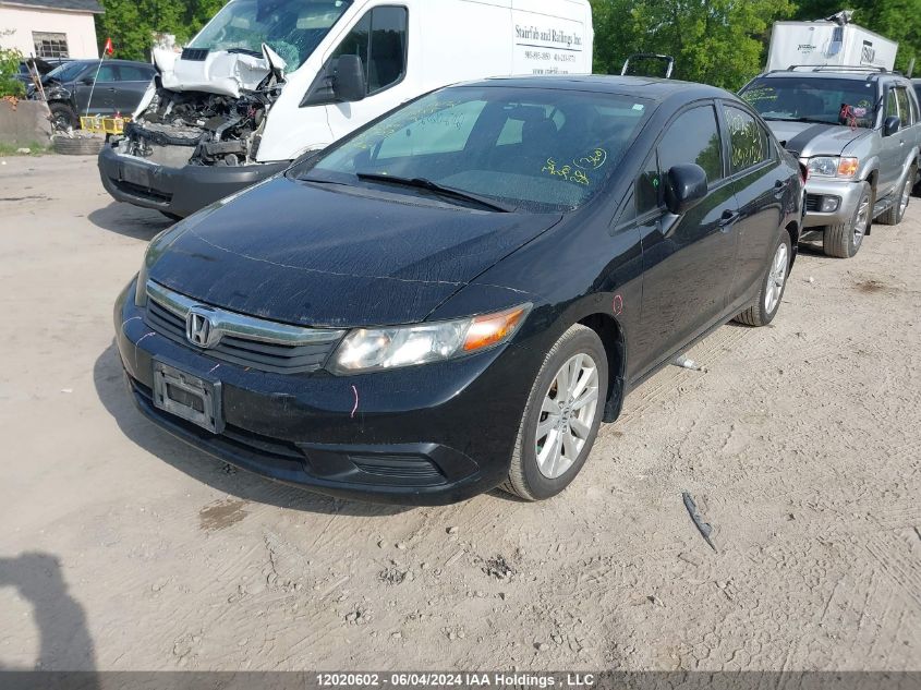 2012 Honda Civic Sdn VIN: 2HGFB2F93CH110855 Lot: 12020602