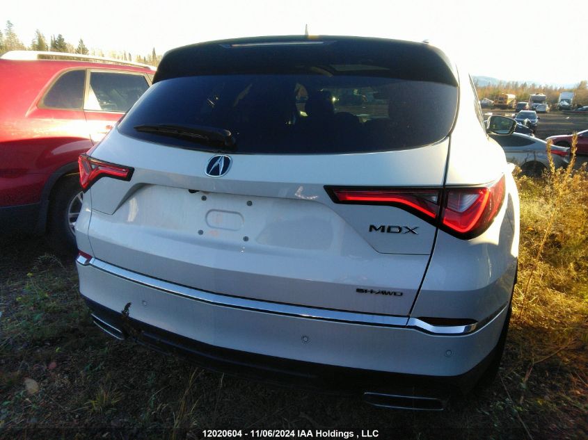 2022 Acura Mdx VIN: 5J8YE1H89NL805037 Lot: 12020604