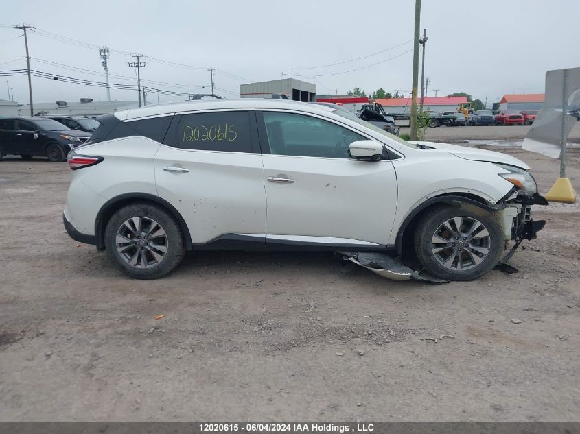 2015 Nissan Murano VIN: 5N1AZ2MH6FN222698 Lot: 12020615