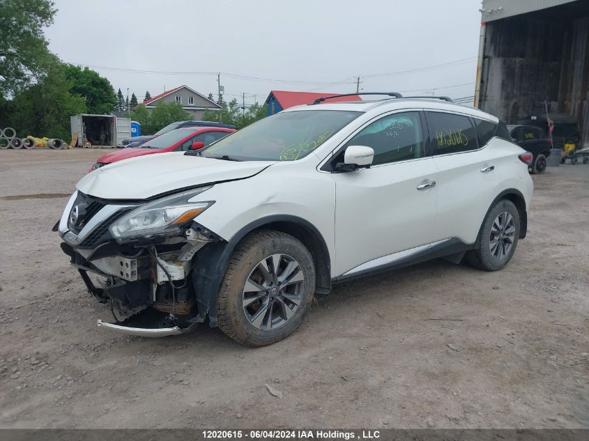 2015 Nissan Murano VIN: 5N1AZ2MH6FN222698 Lot: 12020615