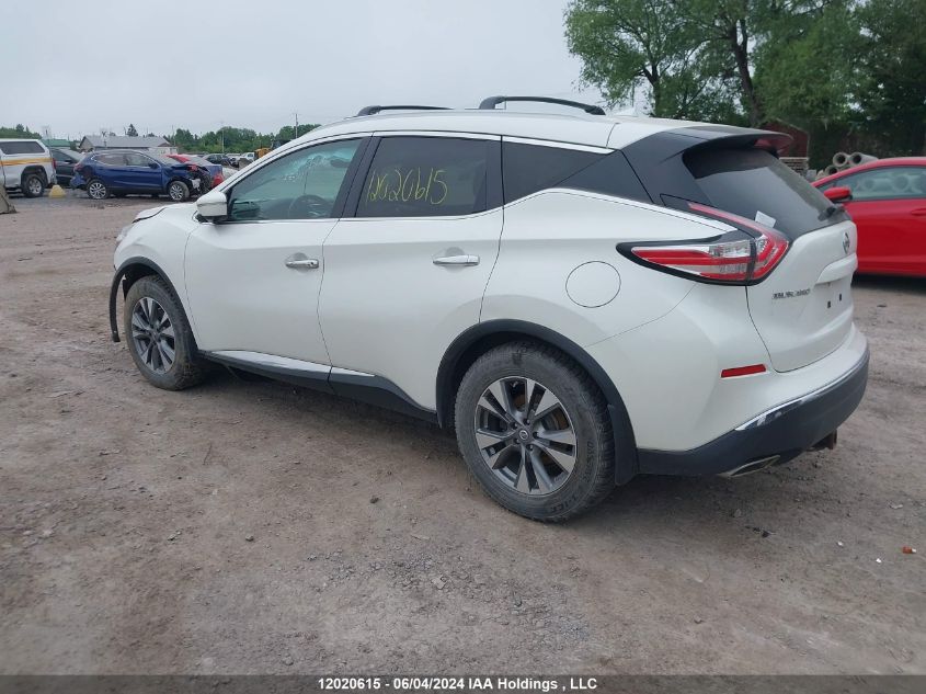 2015 Nissan Murano VIN: 5N1AZ2MH6FN222698 Lot: 12020615