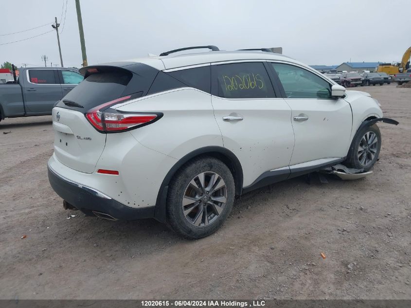 2015 Nissan Murano VIN: 5N1AZ2MH6FN222698 Lot: 12020615