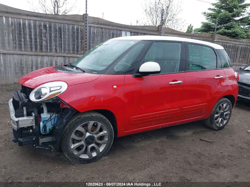 2014 Fiat 500L Sport VIN: ZFBCFABH4EZ025316 Lot: 12020623