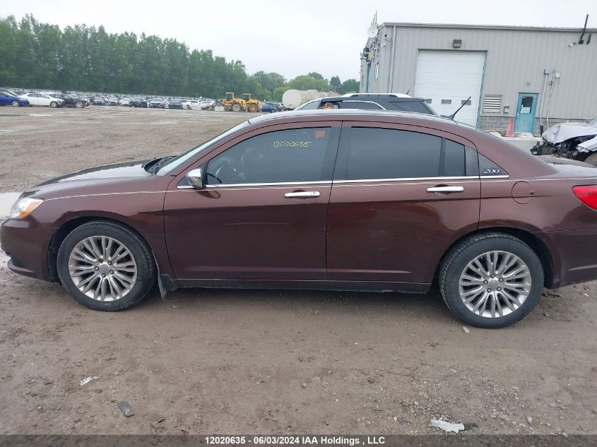 2012 Chrysler 200 Limited VIN: 1C3CCBCB0CN178936 Lot: 12020635