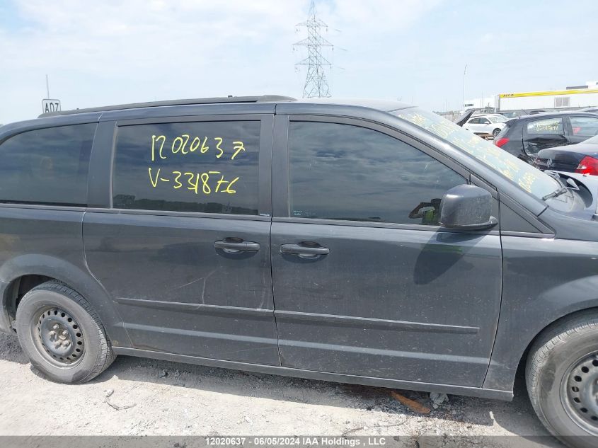 2012 Dodge Grand Caravan VIN: 2C4RDGBG7CR331876 Lot: 12020637